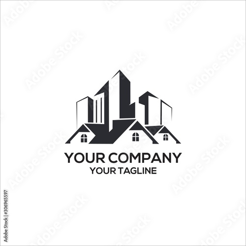 real estate vector logo