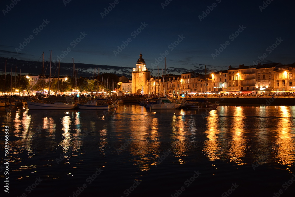 La Rochelle by night 