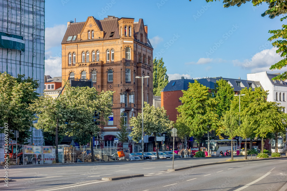 Obraz premium Hamburg city view