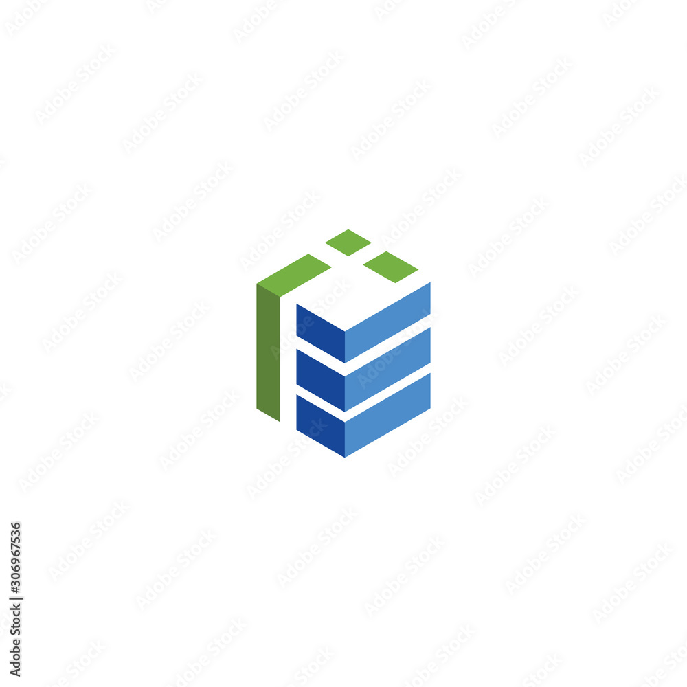 Technology, building, working space logo vector. Technology, building, working space logo vector.