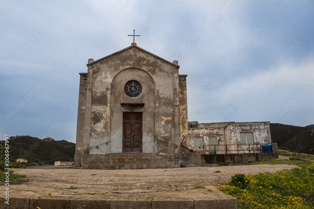 Church in Argentiera, Sardinia