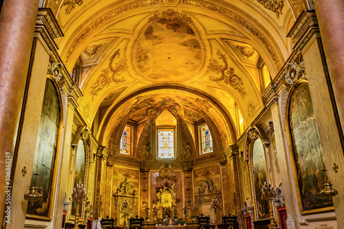 Altar Basilica Saint Mary Angels and Martyrs Rome italy