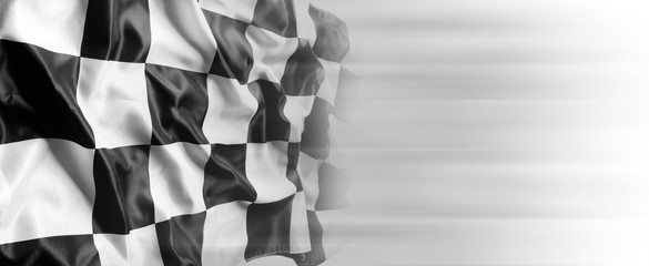 Checkered racing flag