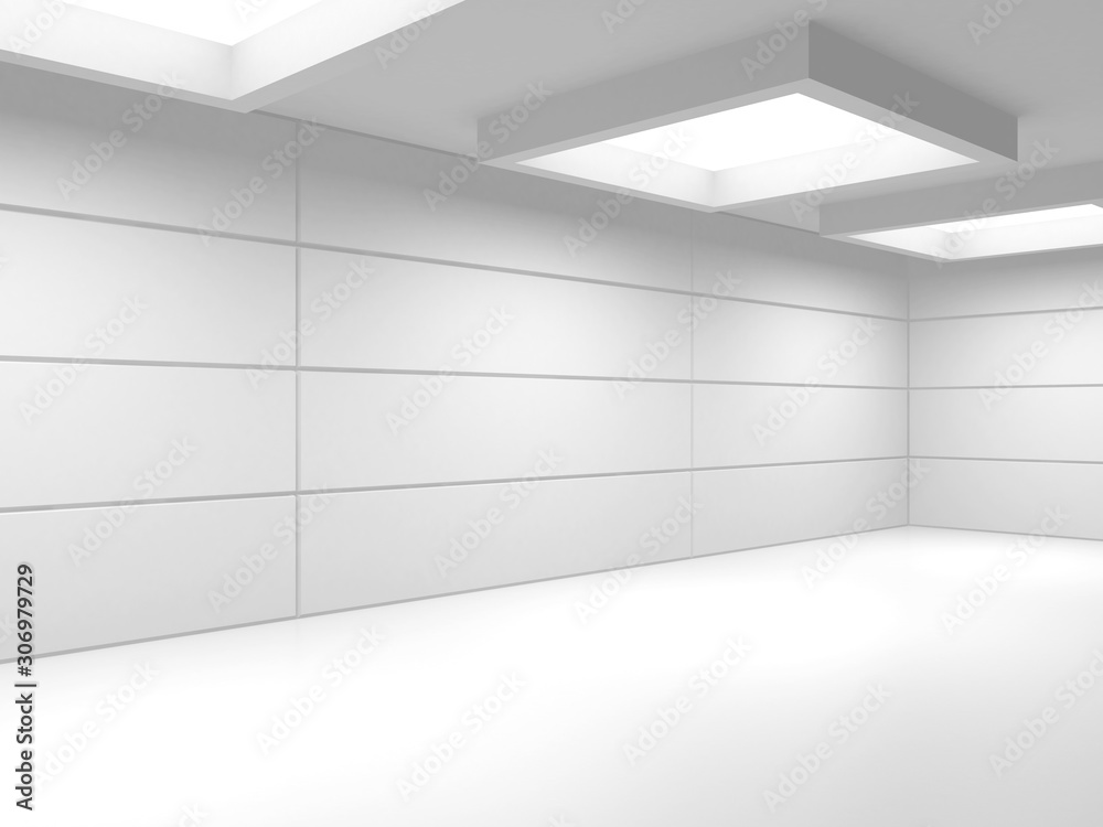 Futuristic White Architecture Design Background Futuristic White Architecture Design Background