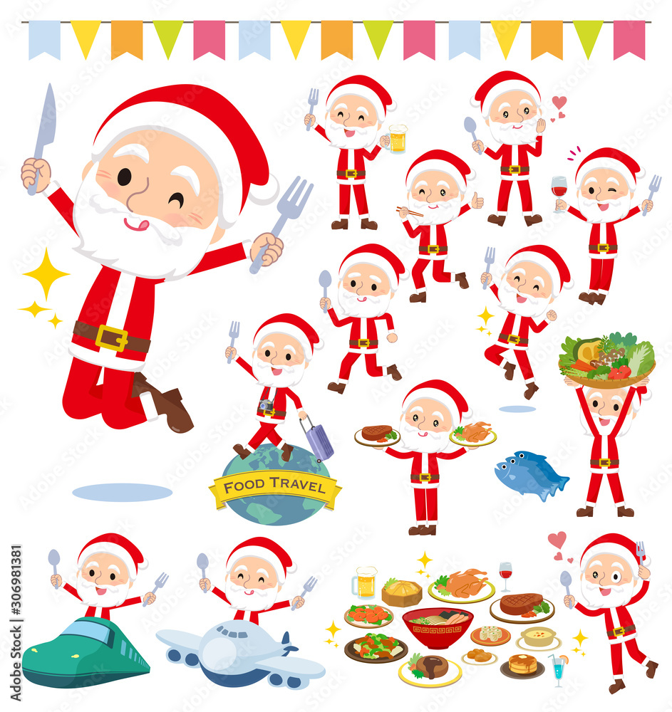Santa claus_food festival Santa claus_food festival