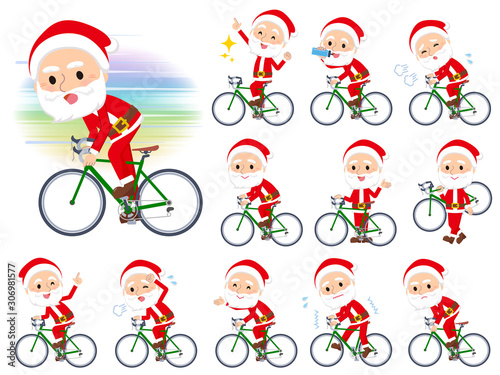 Santa claus_road bike