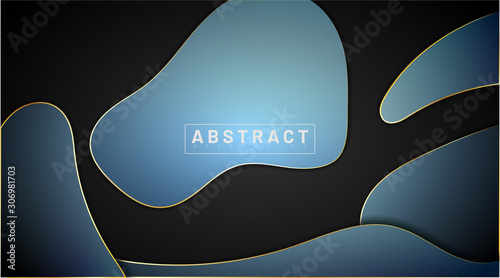 Modern abstract vector background. The minimum design concept with liquid. Vector illustrations for wallpapers, banners, backgrounds, cards, book illustrations, landing pages