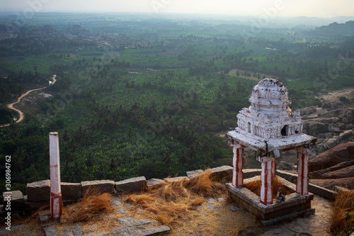 View of Hampi from the east side of Matanga Hill top, Hampi, Karnataka, India