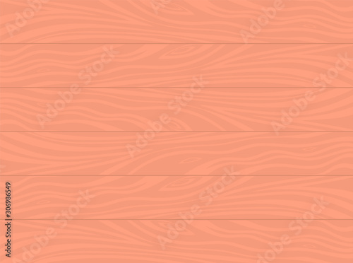 Nice background from horizontal wooden boards. Simple vector illustration.