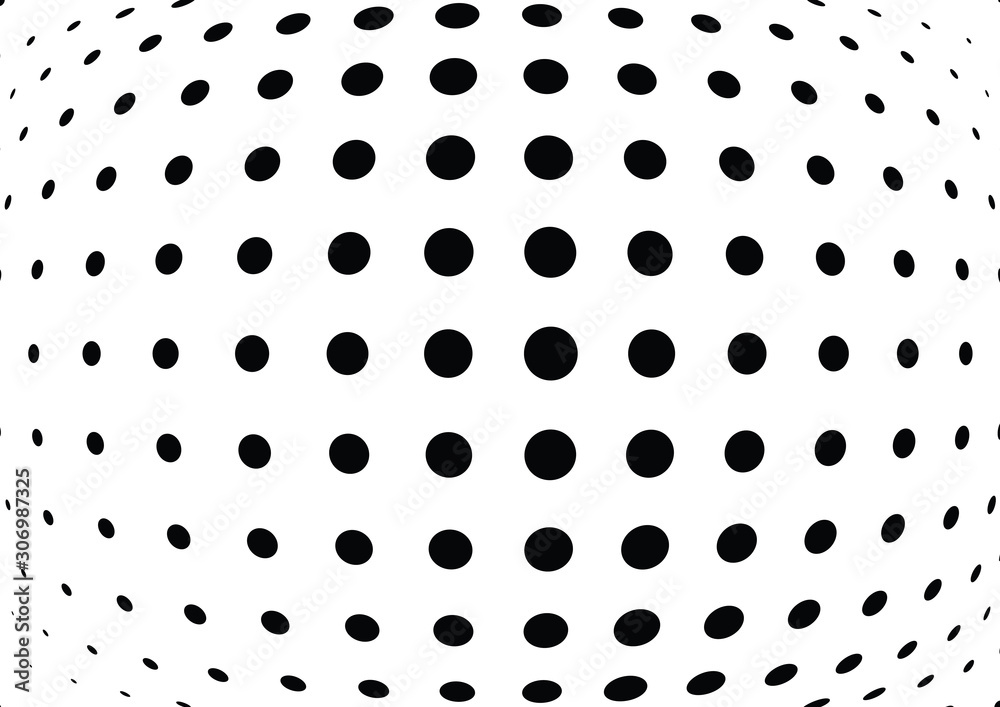 Abstract halftone wave dotted background. Futuristic twisted grunge pattern, dot, circles. Vector modern optical pop art texture for posters, business cards, cover, labels mock-up, stickers layout Abstract halftone wave dotted background. Futuristic twisted grunge pattern, dot, circles. Vector modern optical pop art texture for posters, business cards, cover, labels mock-up, stickers layout