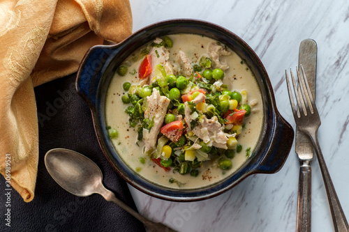 White Sauce Chicken Fricassee