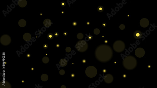 Abstract bokeh background for banner design
