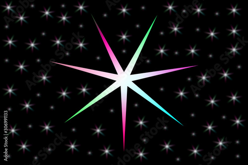 An abstract star shaped background image.