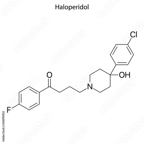 haloperidol Skeletal formula of Chemical element