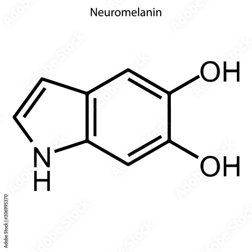 neuromelanin Skeletal formula of Chemical element