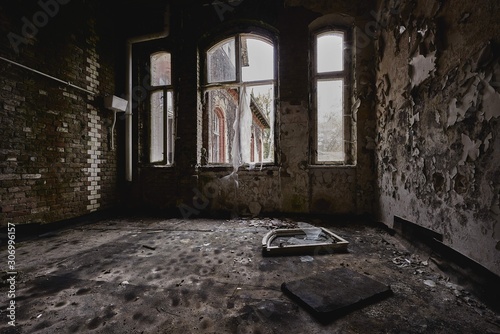 Interior of an old deserted building