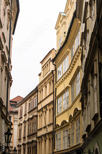Colorful historic houses in the center of Prague, Czech republic © Jiří Tashi Vondráček