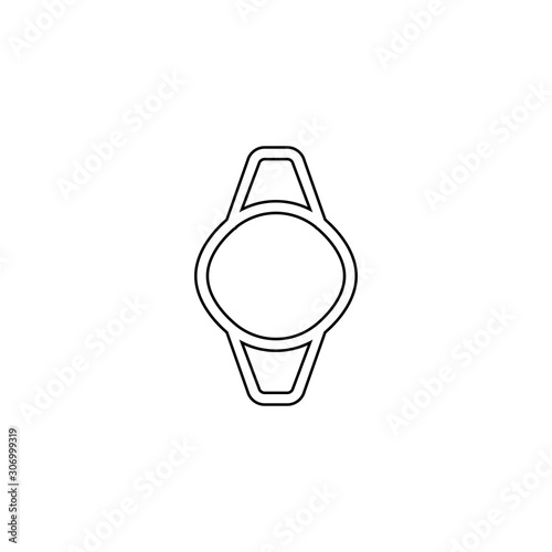 Watch icon. Timer symbol. Logo design element