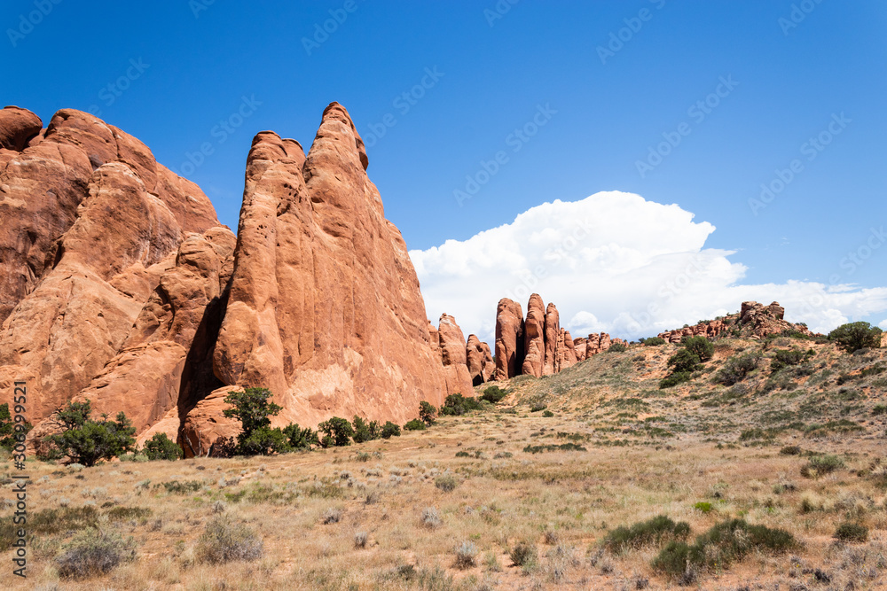 Rock formations of Arches National Park Rock formations of Arches National Park
