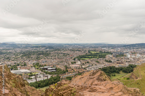 View of Arthur's Seat in Holyrood Park in Edinburgh, Scotland © juriskraulis