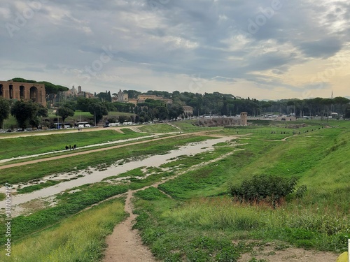 Roma - Scorcio del Circo Massimo dal belvedere photo
