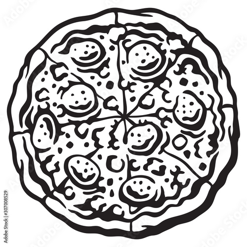 Whole pizza