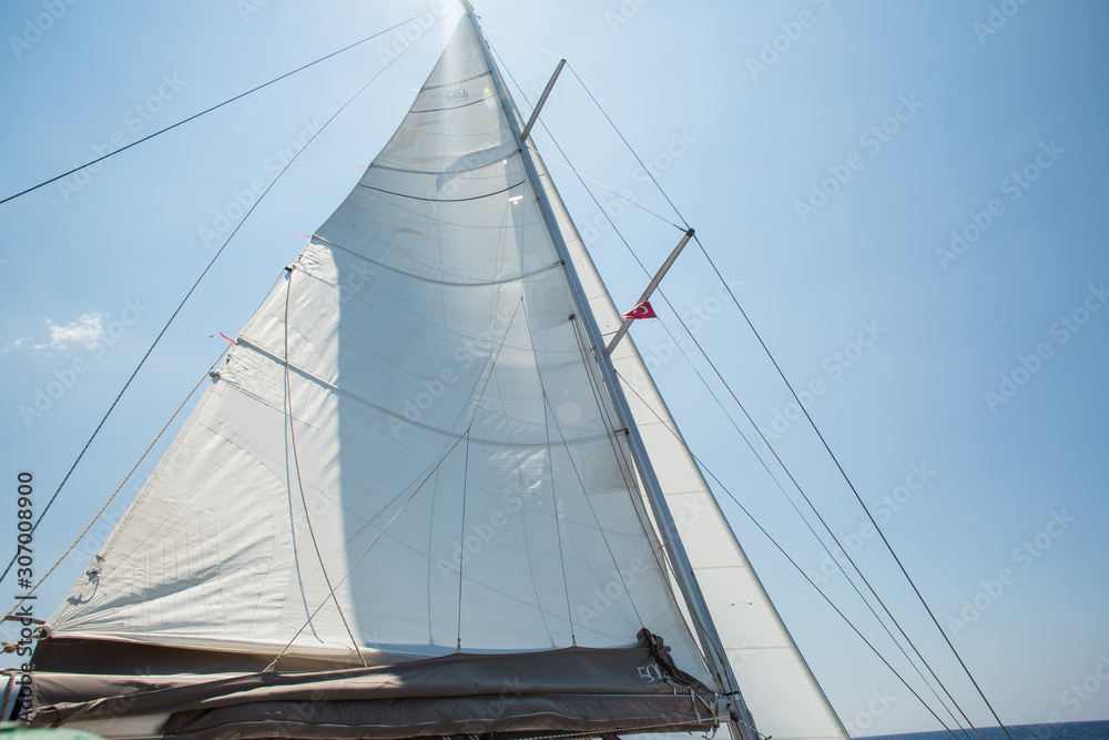 Obraz premium Sailing yacht, Turkey
