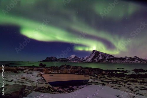 Aurore boréale, Lofoten