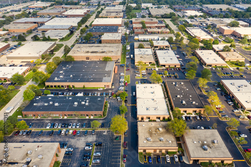 Suburban Office Park Aerial