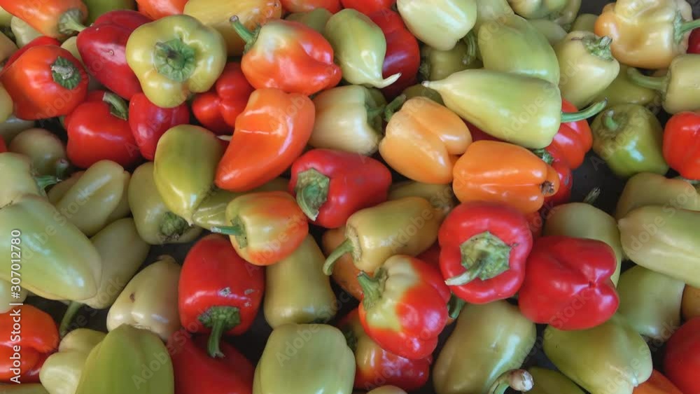 Paprika Vegetables in the farmer market place Paprika Vegetables in the farmer market place