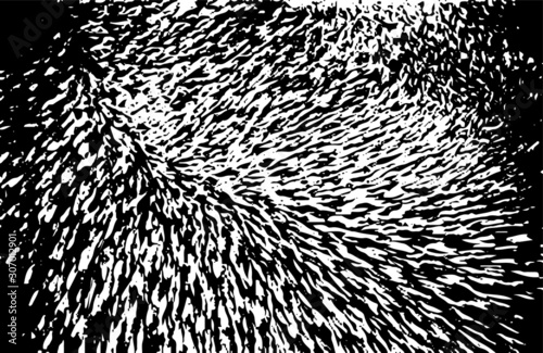 Rough black and white texture vector. Distressed overlay texture. Grunge background. Abstract textured effect. Vector Illustration. Black isolated on white background. EPS10.