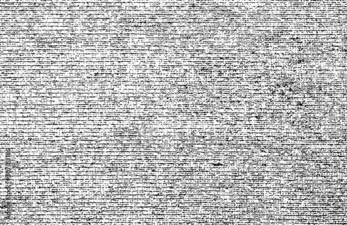Vector fabric texture. Distressed texture of weaving fabric. Grunge background. Abstract halftone vector illustration. Overlay for interesting effect and depth. Black isolated on white background.