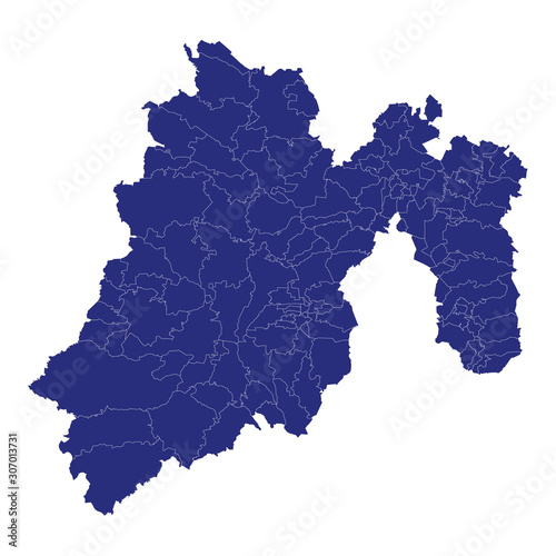 High Quality map Mexico is a state of Mexico