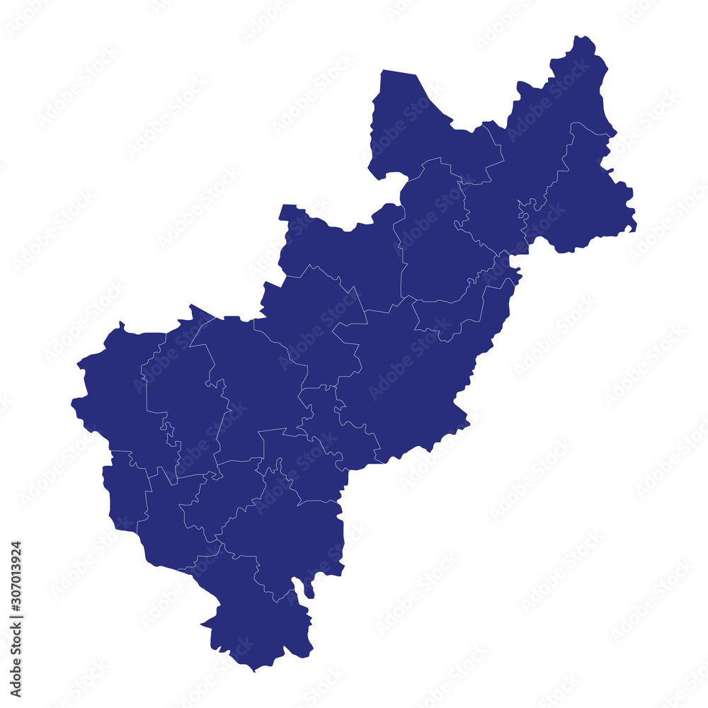 Obraz premium queretaro High Quality map is a state of Mexico