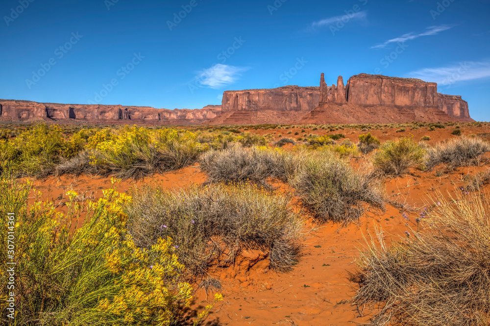  Monument valley sandstone buttes