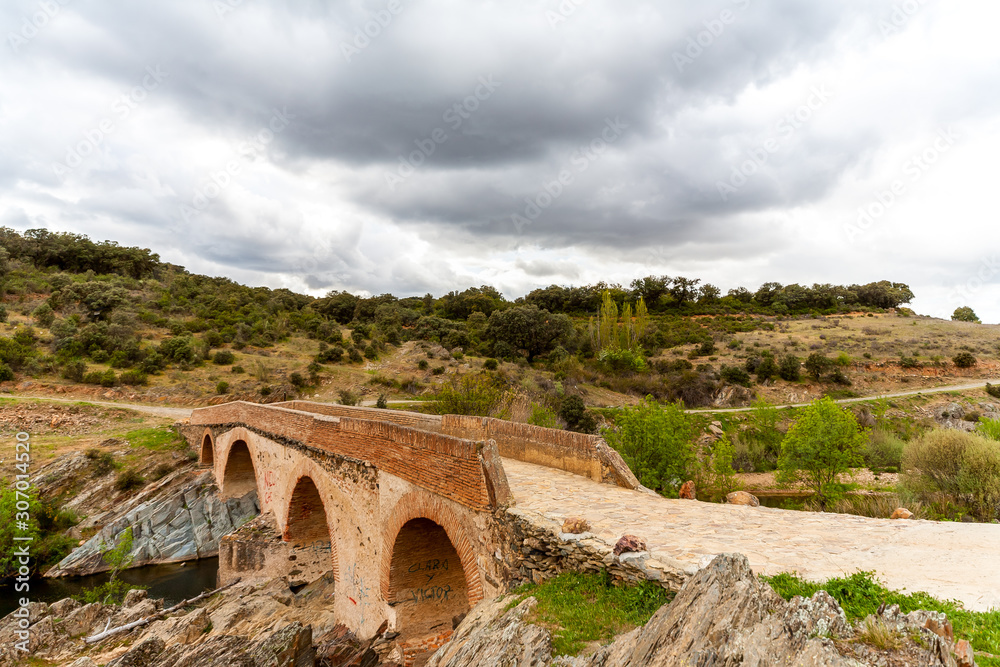 Obraz premium Landscape in the Montes de Toledo, Castilla La Mancha, Spain.