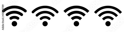 Wifi icons set. Internet icons.Vector