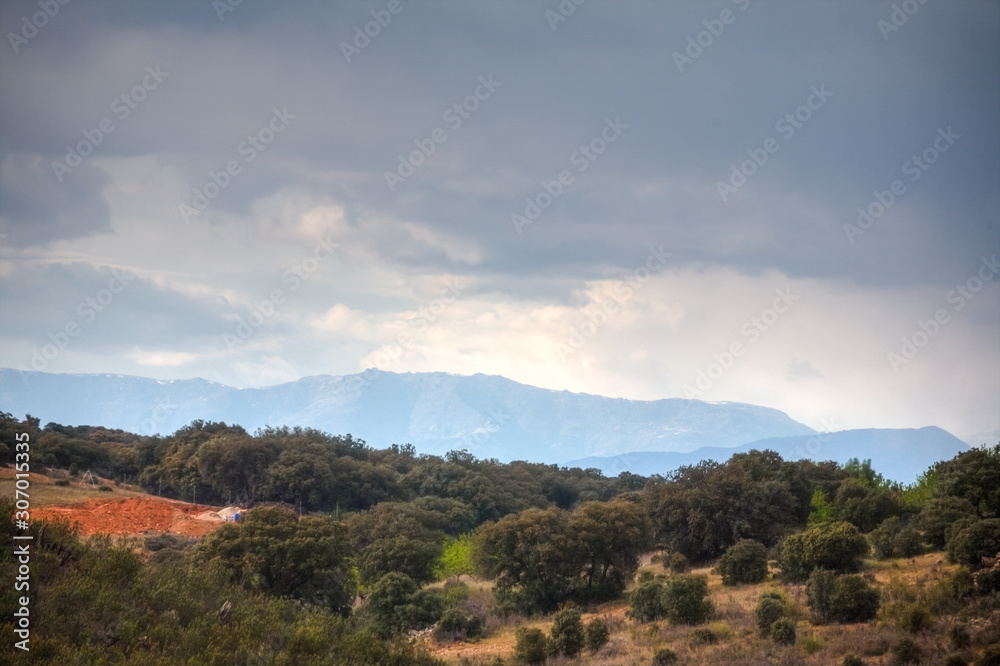 Landscape in the Montes de Toledo, Castilla La Mancha, Spain. Landscape in the Montes de Toledo, Castilla La Mancha, Spain.