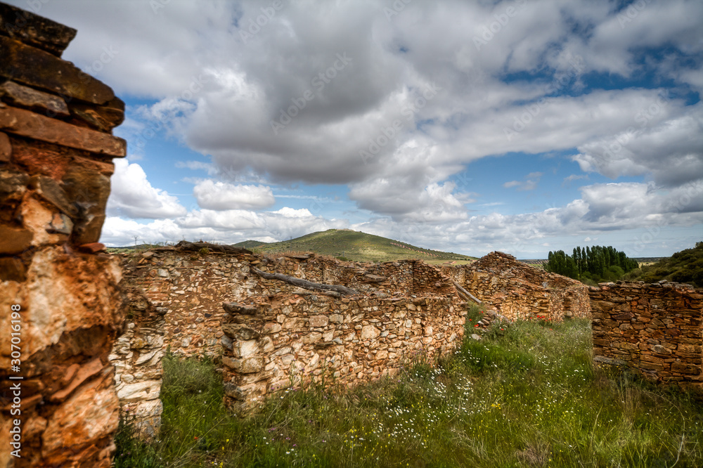 Landscape in the Montes de Toledo, Castilla La Mancha, Spain.