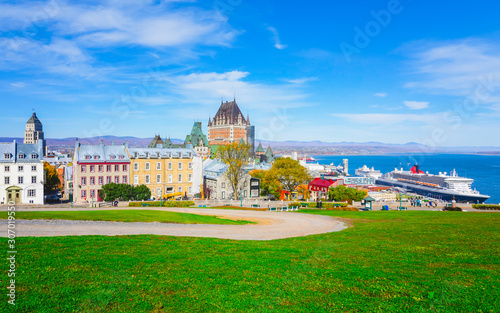 Wallpaper Mural Skyline Cityscape View of Old Quebec City in Autumn Torontodigital.ca