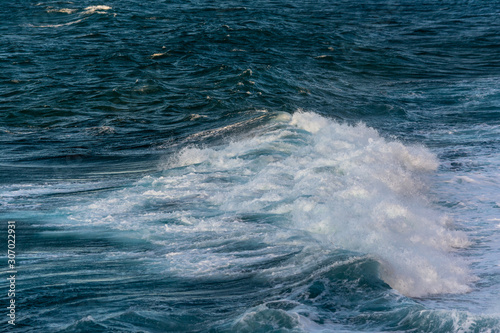 Fresh wave of sea in the mediterranean