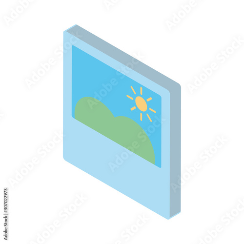 picture file format isolated icon