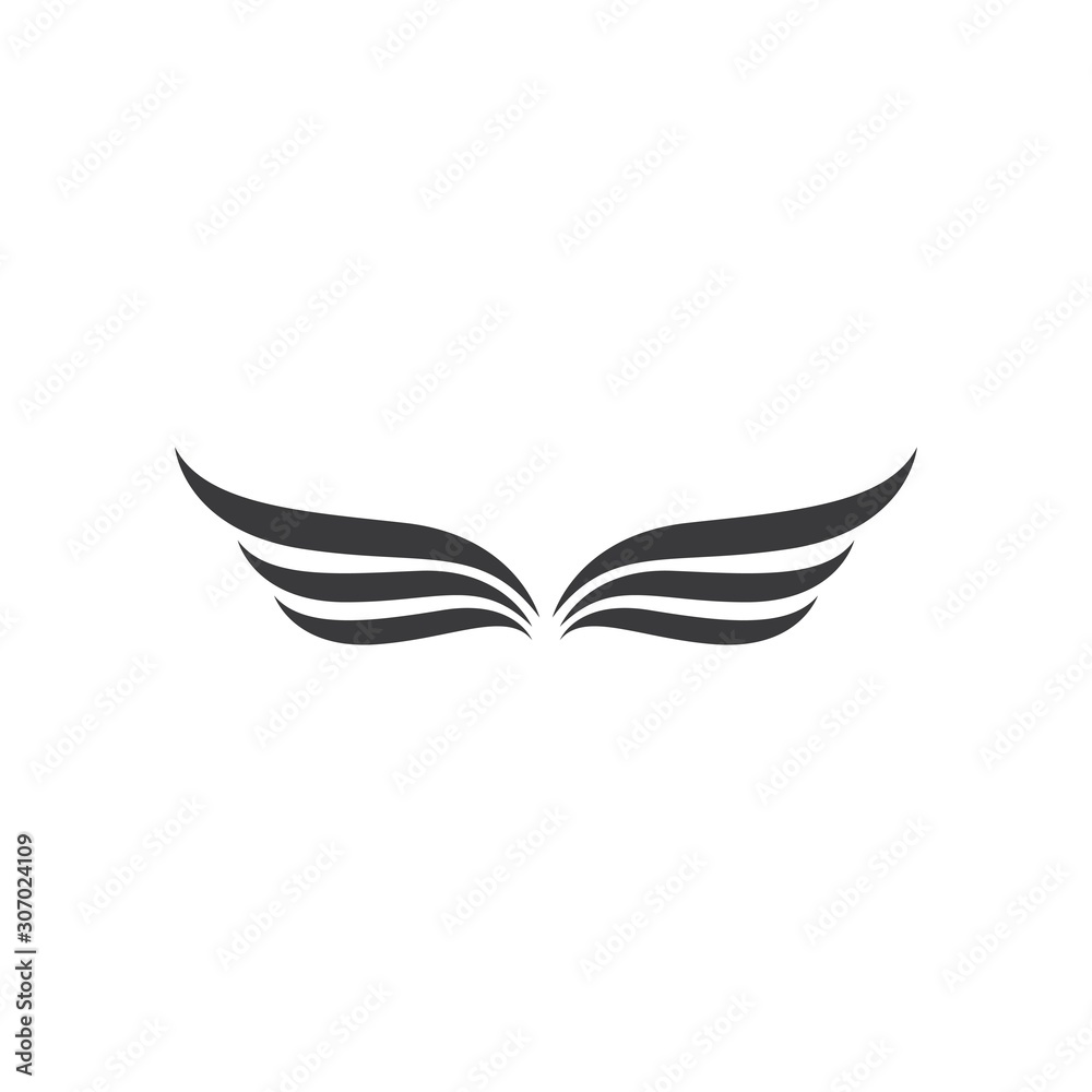 Wing logo and symbol Wing logo and symbol