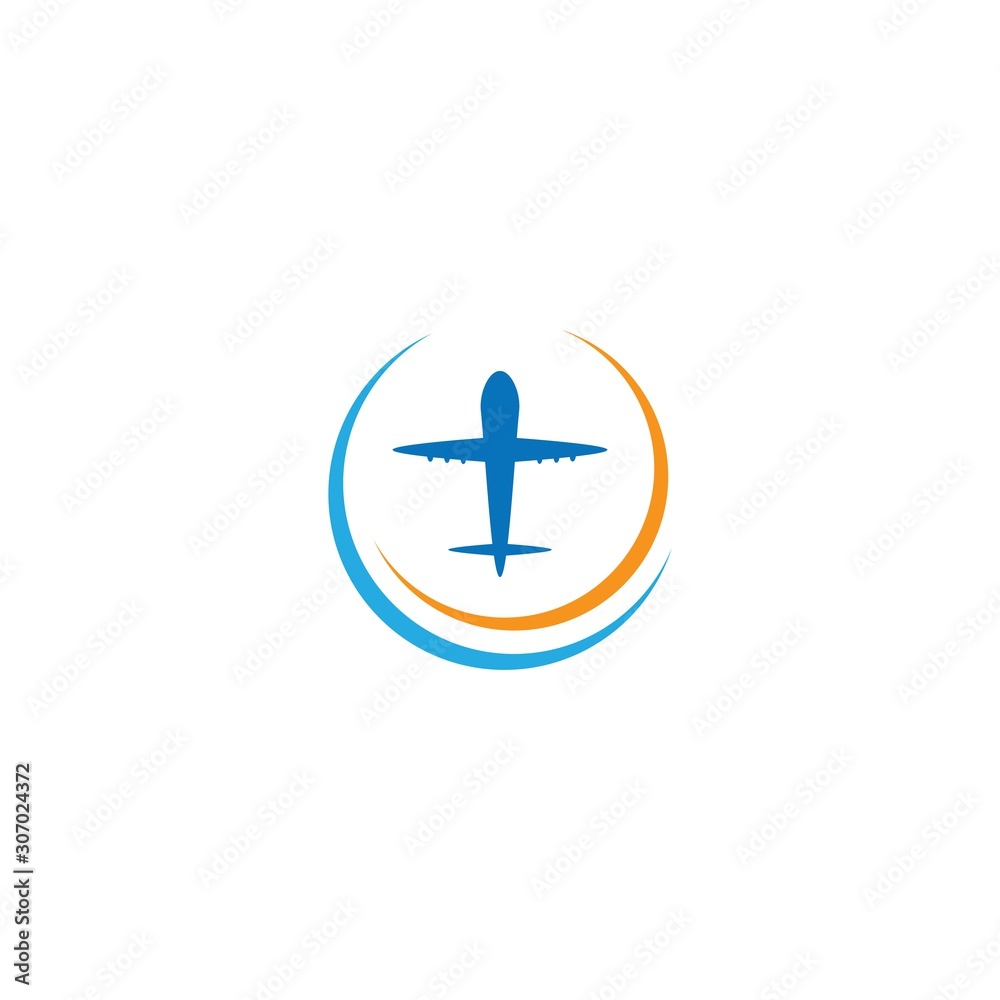 Plane Travel logo vector Plane Travel logo vector
