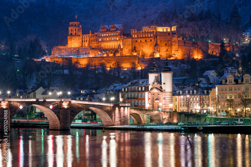 Heidelberg castle and Old Bridge