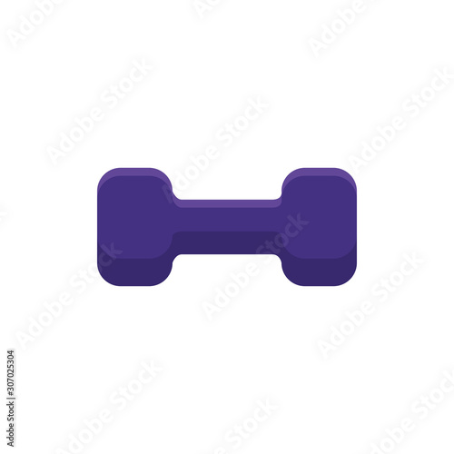 dumbbell equipment gym isolated icon vector illustration design