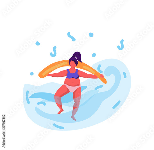 vector illustration of woman