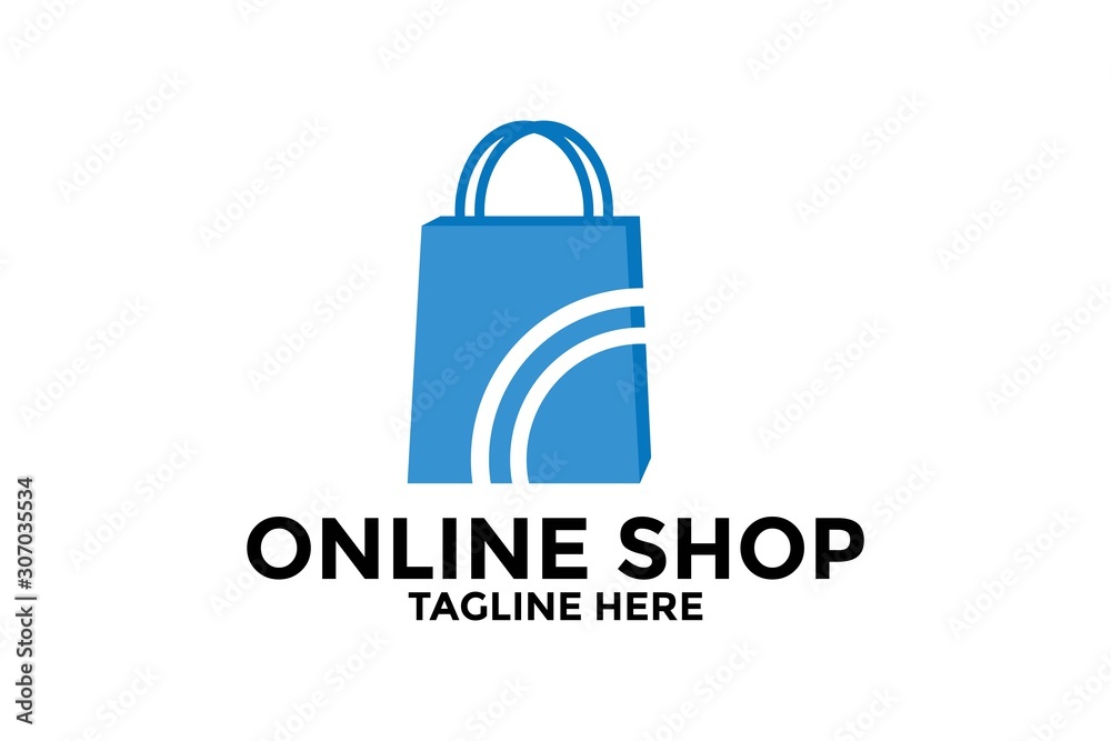 Shop logo vector, Creative Shop Logo design template Shop logo vector, Creative Shop Logo design template