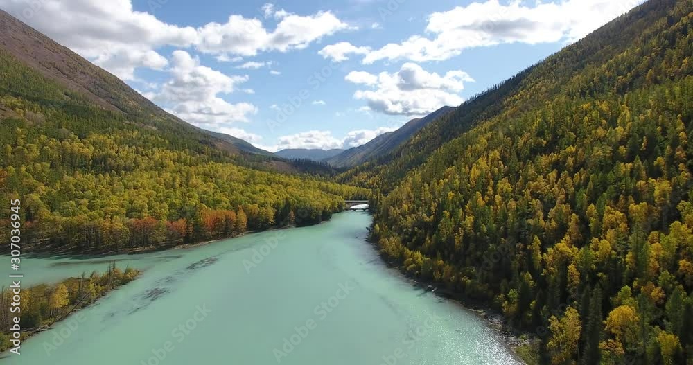 blue river in mountains, beautiful nature blue river in mountains, beautiful nature