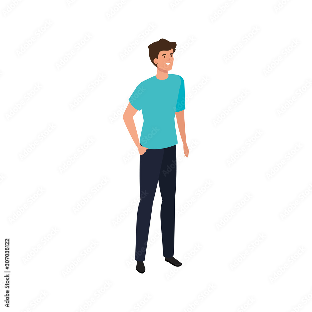young man avatar character icon vector illustration design young man avatar character icon vector illustration design